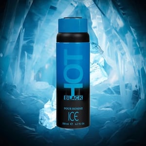 Bernard Dimitri Hot Black Deodorant For Men 200ml - Ice •