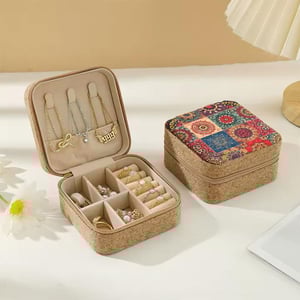 Jewelry Storage Box - Sawdust Texture