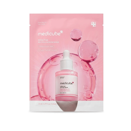 Medicube PDRN Pink Peptide Serum Sheet Mask 23ml •
