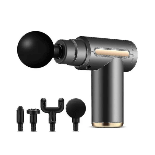 Electric Vibration Body Muscle Massager Gun - Silver