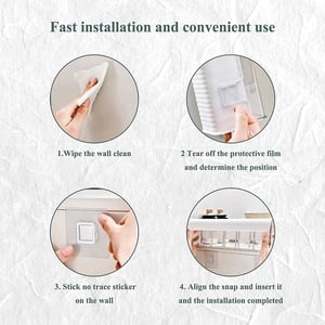 Home Accessories Storage Hanging Box - Transparent