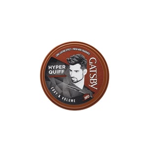 Gatsby Hyper Quiff Extreme & Volume Hair Styling Wax 75g  •