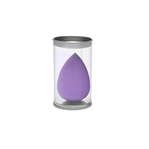 Water Drop Shape Makeup Sponge With Box - Purple