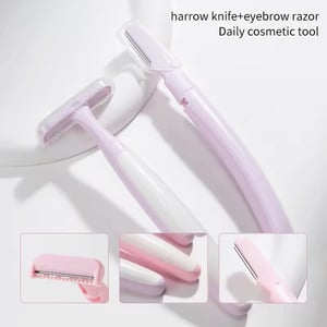 LMLTOP Women Harrow Knife And Razor Set 2pcs - Purple