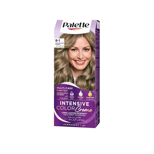 Schwarzkopf Palette Intensive Color Creme Hair Color - 8-1 Light Blonde Cendre