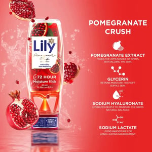 Lily Pomegranate Crush Body Wash 500ml