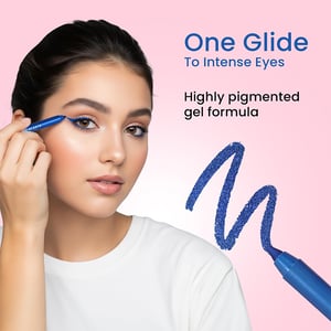 Swiss Beauty Intense Gel Kajal - 04 Electric Blue