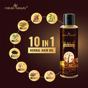 Nature Beauty 10 In 1 Herbal Hair Oil 150ml