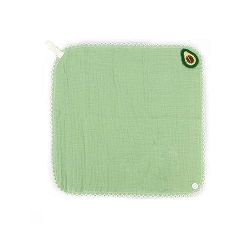 Baby Square Multi-Use Saliva Triangle Towel - Green
