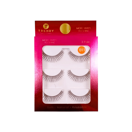Trendy Beauties 3 Pairs Eyelash - 011