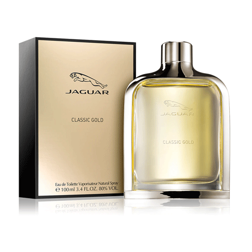 JAGUAR Classic Gold Eau De Toilette Vaporisateur Natural Spray 100ml•