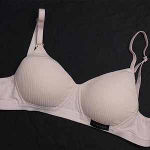 Soft Padded Bra For Women - 38 Pink