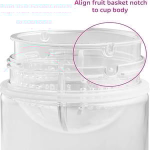 Munchkin Miracle 360 Fruit Infuser Cup 591ml - Green