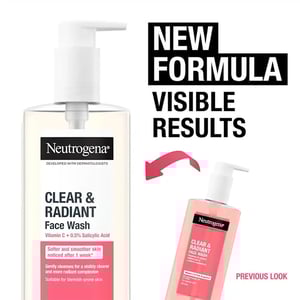 Neutrogena Clear & Radiant Face Wash with Vitamin C & Pink Grapefruit 200ml