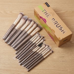 Maange The Brush 18pcs Set Box - Rose Gold