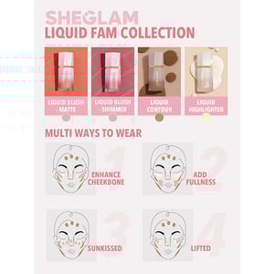 Sheglam Color Bloom Liquid Blush 5.2ml - Swipe Right •