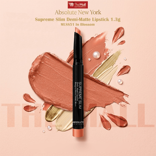 Absolute New York Supreme Slim Demi-Matte Lipstick 1.3g - MLSS51 In Blossom