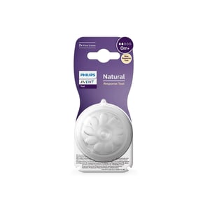 Philips Avent Natural Response Level 2 Teat 0m+ - 2pc (5105)