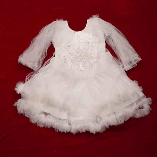 Baby Party Dress (2.5 - 5 Years) - TMEC-05 White