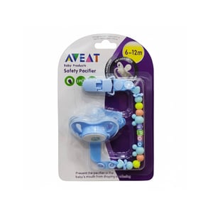 AVEAT Baby Safety Pacifier (6m-12m) - Sky Blue