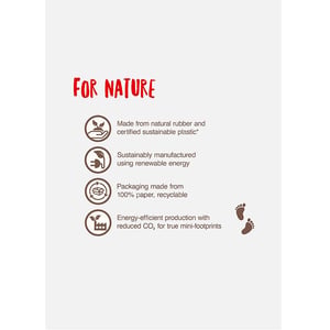 NUK For Nature Latex Soother 0-6m - 2p (0652)