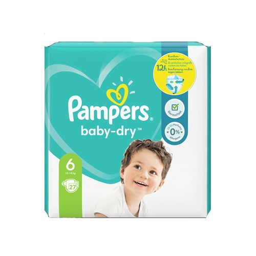 Pampers Jumbo Pack (Belt System) Size- 6 (13-18 KG) 62pcs•