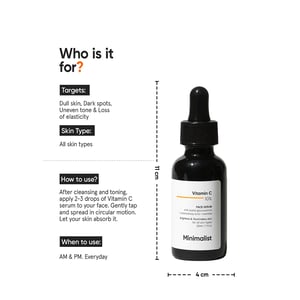 The Minimalist Vitamin C 10% Face Serum 30ml•