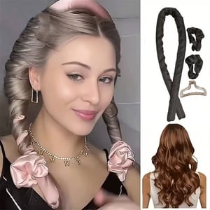 Heatless Hair Curler Accessories Set 2 - Black