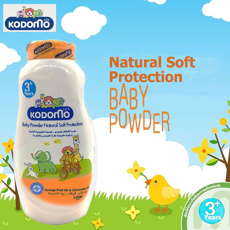 Kodomo Natural Soft Protection Baby Powder 160g - 3m+