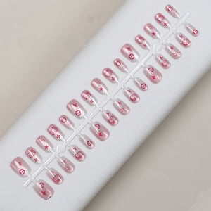 Premium False Nails 30pcs - Hello Kitty
