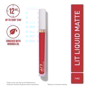 MyGlammc LIT Liquid Matte Lipstick 3ml - LM 64 Fire