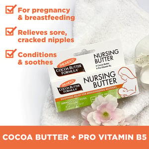 Palmer's Cocoa Butter Formula Nursing Butter Soothing Relief For Breastfeeding Mothers 30g •