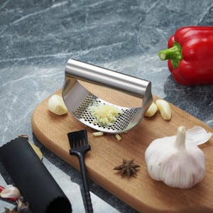 Mini Stainless Steel Manual Ginger Garlic Masher (1001081)