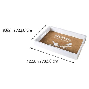 Kitchen Counter Wooden Food Tea Coffee Portable Trays