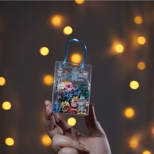 Girls 50 Pcs Mini Hair Clip With Box - 9 Flower Petal