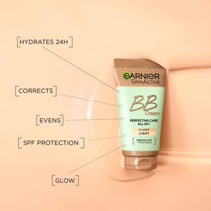 Garnier Perfecting Care All-IN-1 BB Cream 50ml SPF 15 - Classic Light•