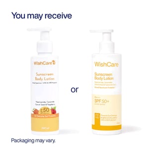 WishCare Sunscreen Body Lotion 200ml - SPF 50 PA++++•
