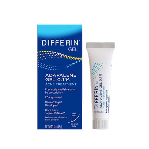 Differin Adapalene Gel 0.1% Acne Treatment 15g .