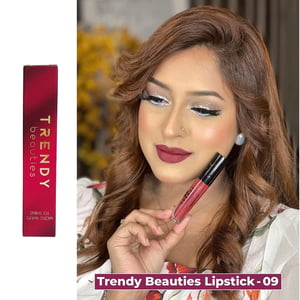 Trendy Beauties Waterproof Liquid Matte Lipstick - 09