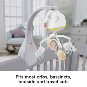 Fisher-Price Rainbow Showers Bassinet to Bedside Mobile (0241)