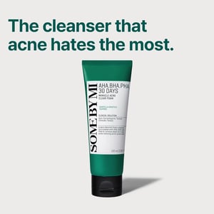 SOME BY MI AHA BHA PHA 30 Days Miracle Acne Clear Foam 100ml •