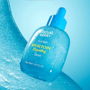 Eqqualberry Blue Blow Hyaltoin Flooding Serum 30ml •