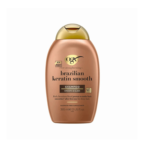 OGX Ever Straightening + Brazilian Keratin Smooth Shampoo 385ml•