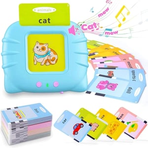 Card Early Education Rechargeable Device - Sky Blue