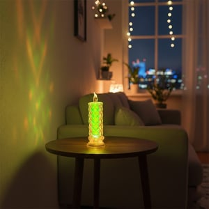 LED Crystal Luminous Candle - Large