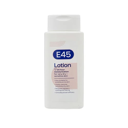 E45 24 hour Moisturisation Lotion for Very Dry + Sensitive Skin 200ml•