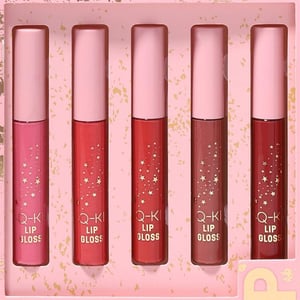 Q-KI Lip Collection Lip Gloss Set - 5pcs