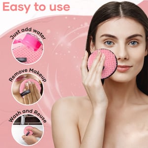 Clean Sponge Makeup Remover Puff - Pink