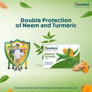 Himalaya Neem & Turmeric Soap 125g (Buy 3 Get 1 Free)