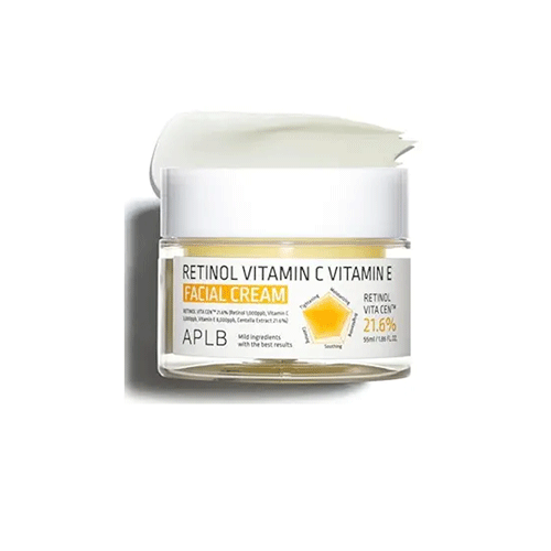APLB Retinol Vitamin C Vitamin E Facial Cream 55ml •